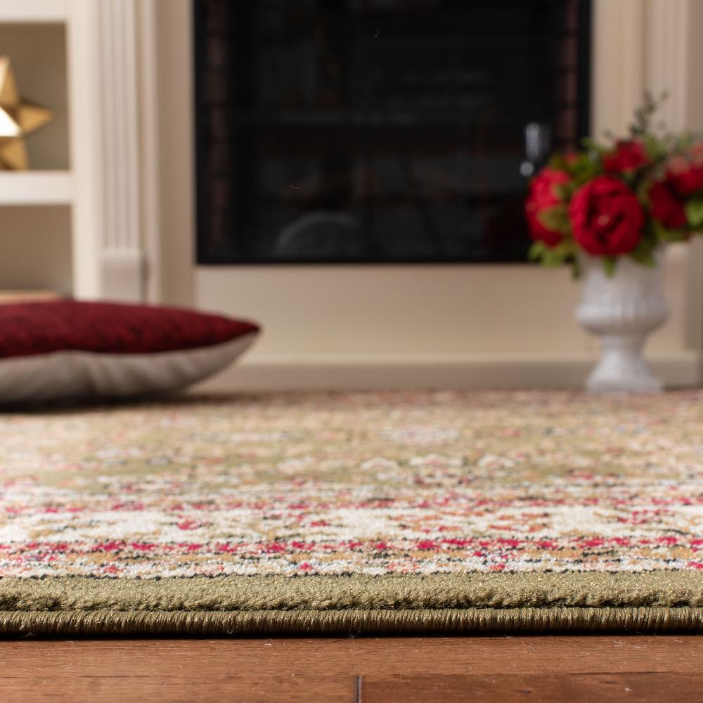 LYNDHURST, SAGE / IVORY, 5'-3" X 5'-3" Round, Area Rug, LNH331C-5R. Picture 2