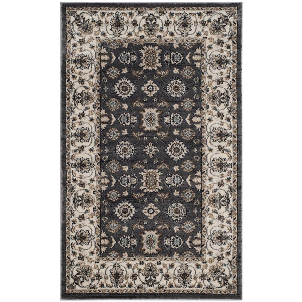 LYNDHURST, GREY / CREAM, 3'-3" X 5'-3", Area Rug, LNH332G-3. Picture 1