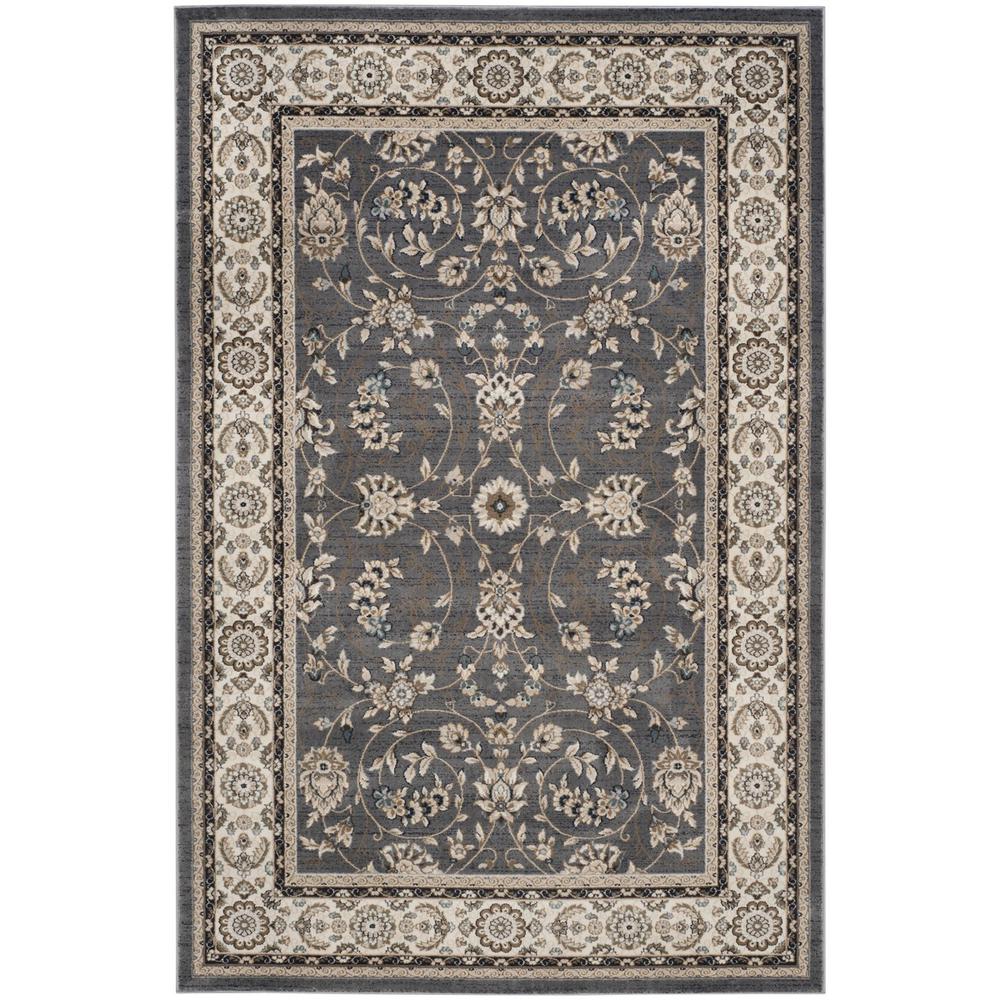 LYNDHURST, GREY / CREAM, 8' X 10', Area Rug, LNH340G-810. Picture 1