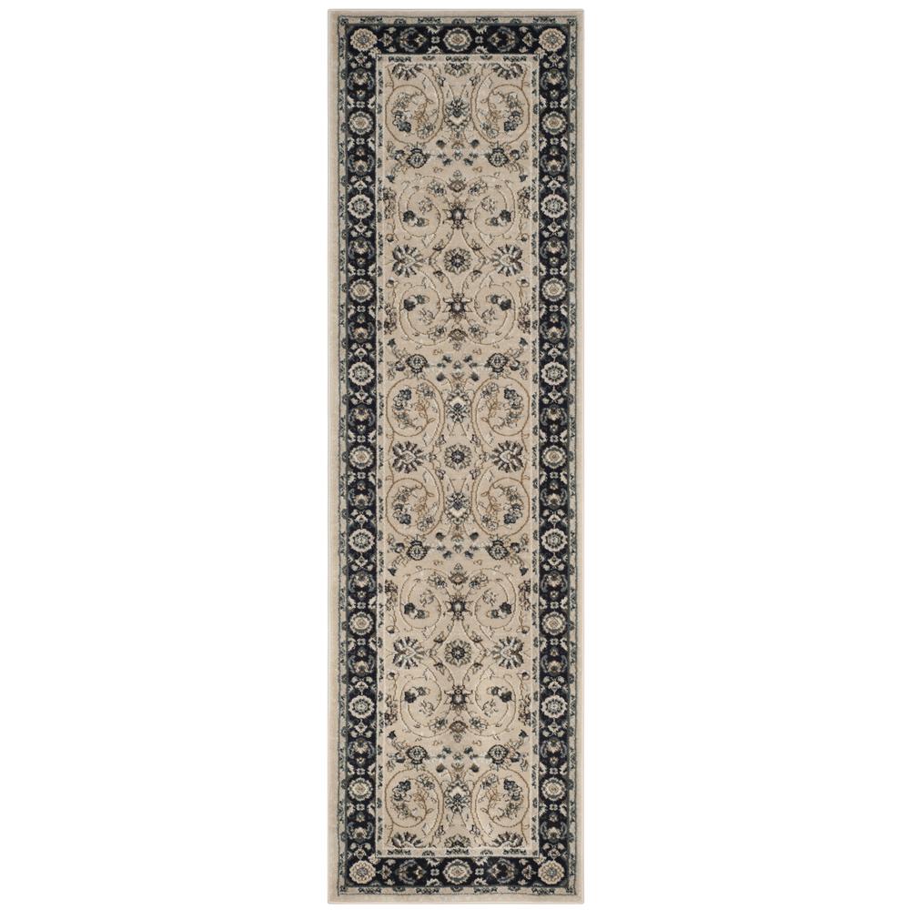 LYNDHURST, Light Beige / Anthracite, 2'-3" X 8', Area Rug. Picture 1