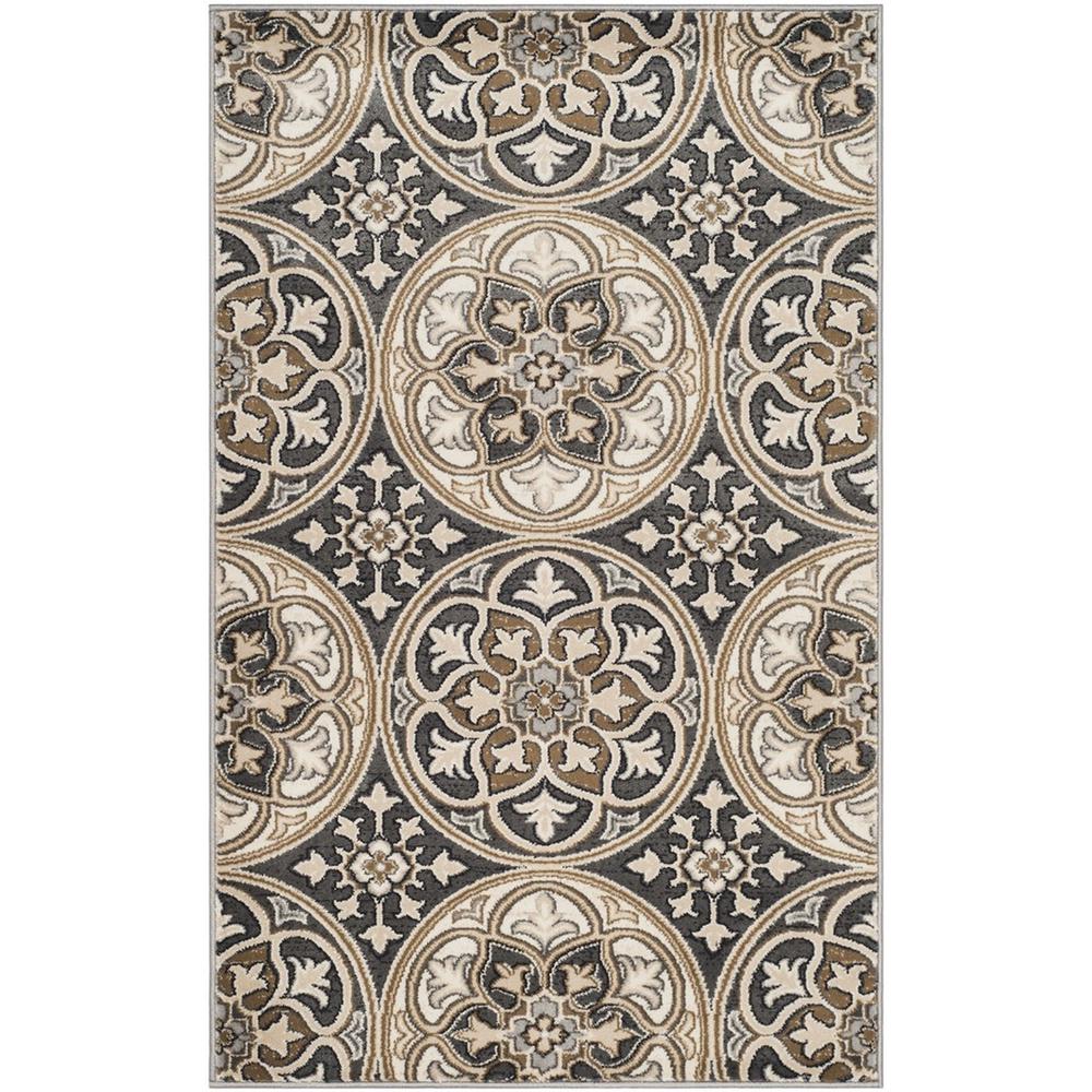 LYNDHURST, LIGHT GREY / BEIGE, 3'-3" X 5'-3", Area Rug. Picture 1