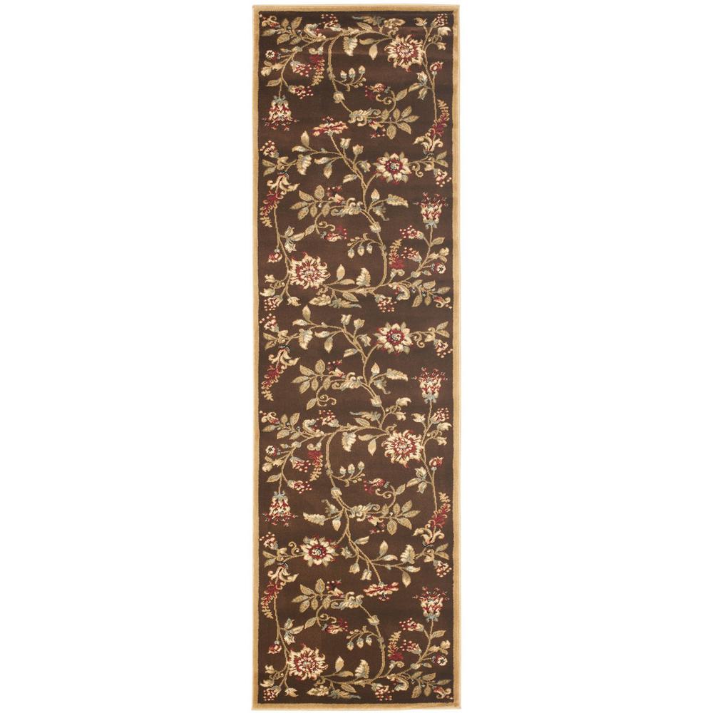 LYNDHURST, BROWN / MULTI, 2'-3" X 12', Area Rug, LNH552-2591-212. Picture 1