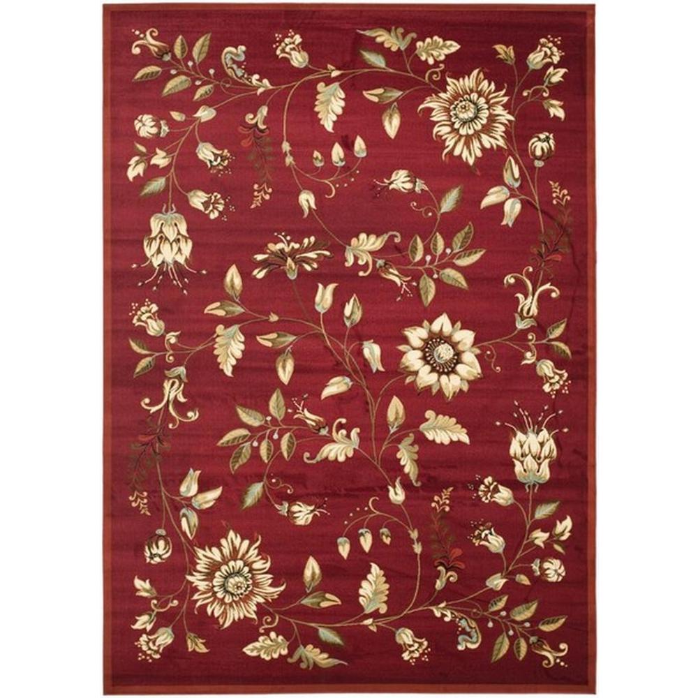 LYNDHURST, RED / MULTI, 8' X 11', Area Rug, LNH552-4091-8. Picture 1