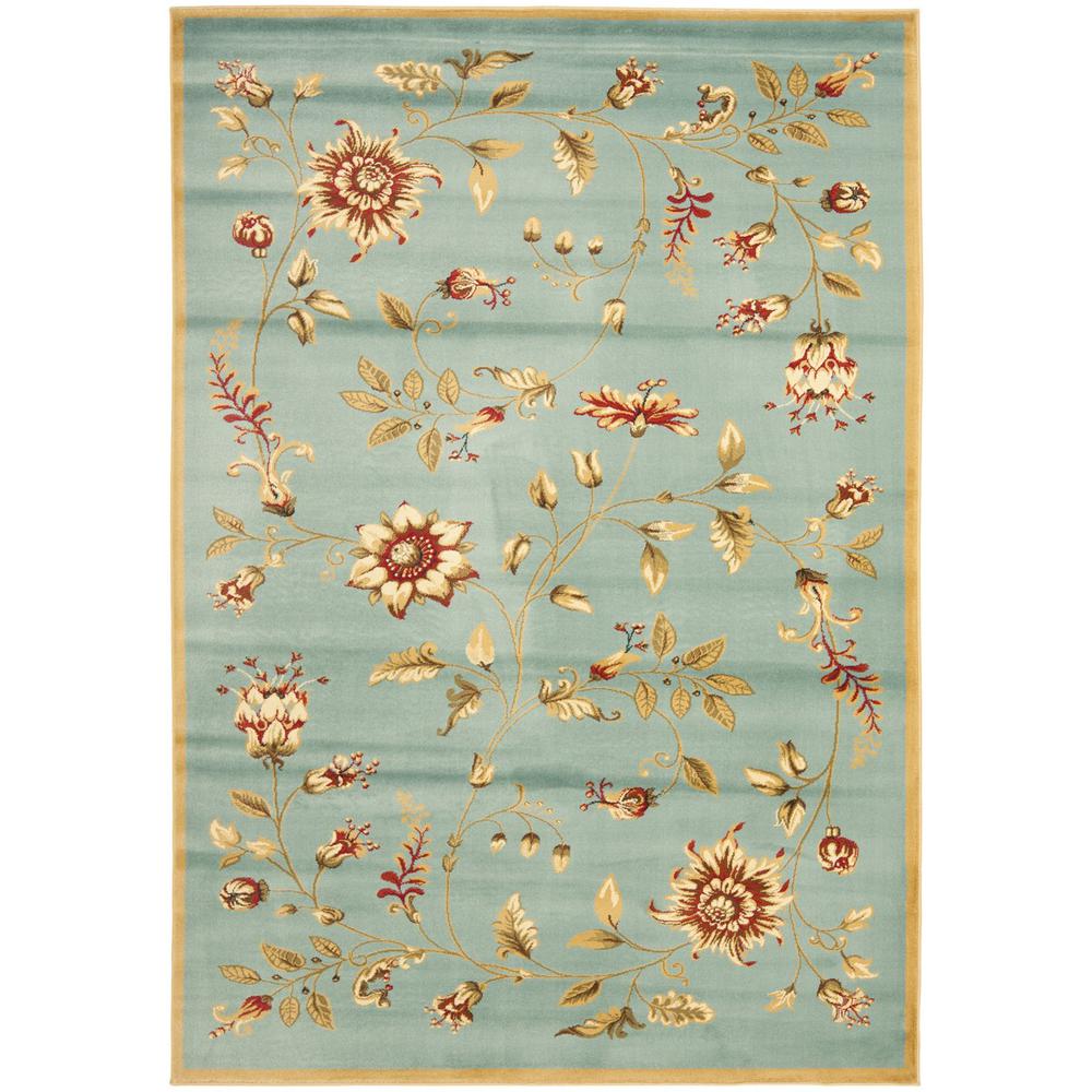 LYNDHURST, BLUE / MULTI, 5'-3" X 7'-6", Area Rug. Picture 1