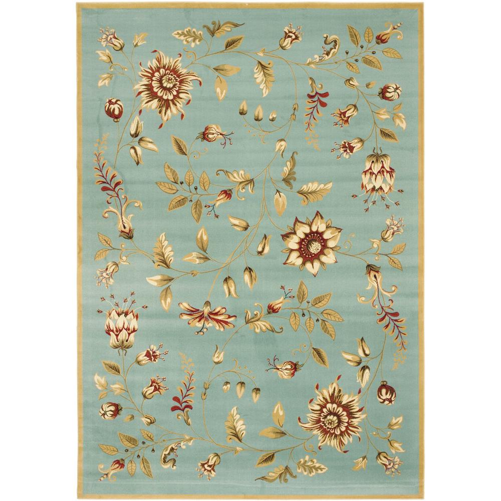 LYNDHURST, BLUE / MULTI, 8' X 11', Area Rug. Picture 1