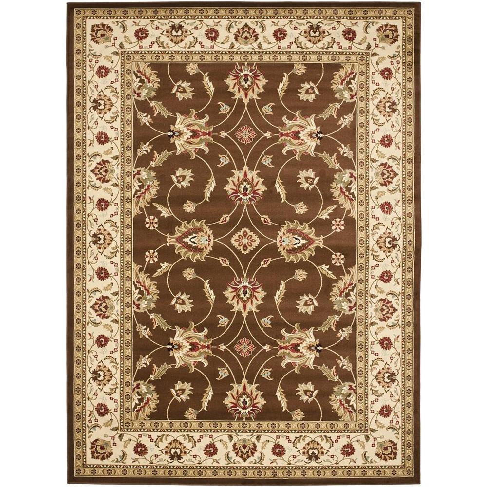LYNDHURST, BROWN / IVORY, 8' X 11', Area Rug, LNH553-2512-8. Picture 1