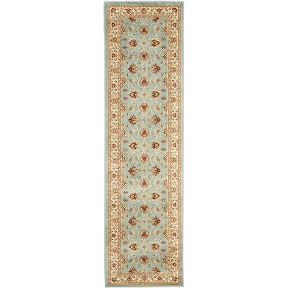 LYNDHURST, BLUE / IVORY, 2'-3" X 12', Area Rug, LNH553-6512-212. Picture 1