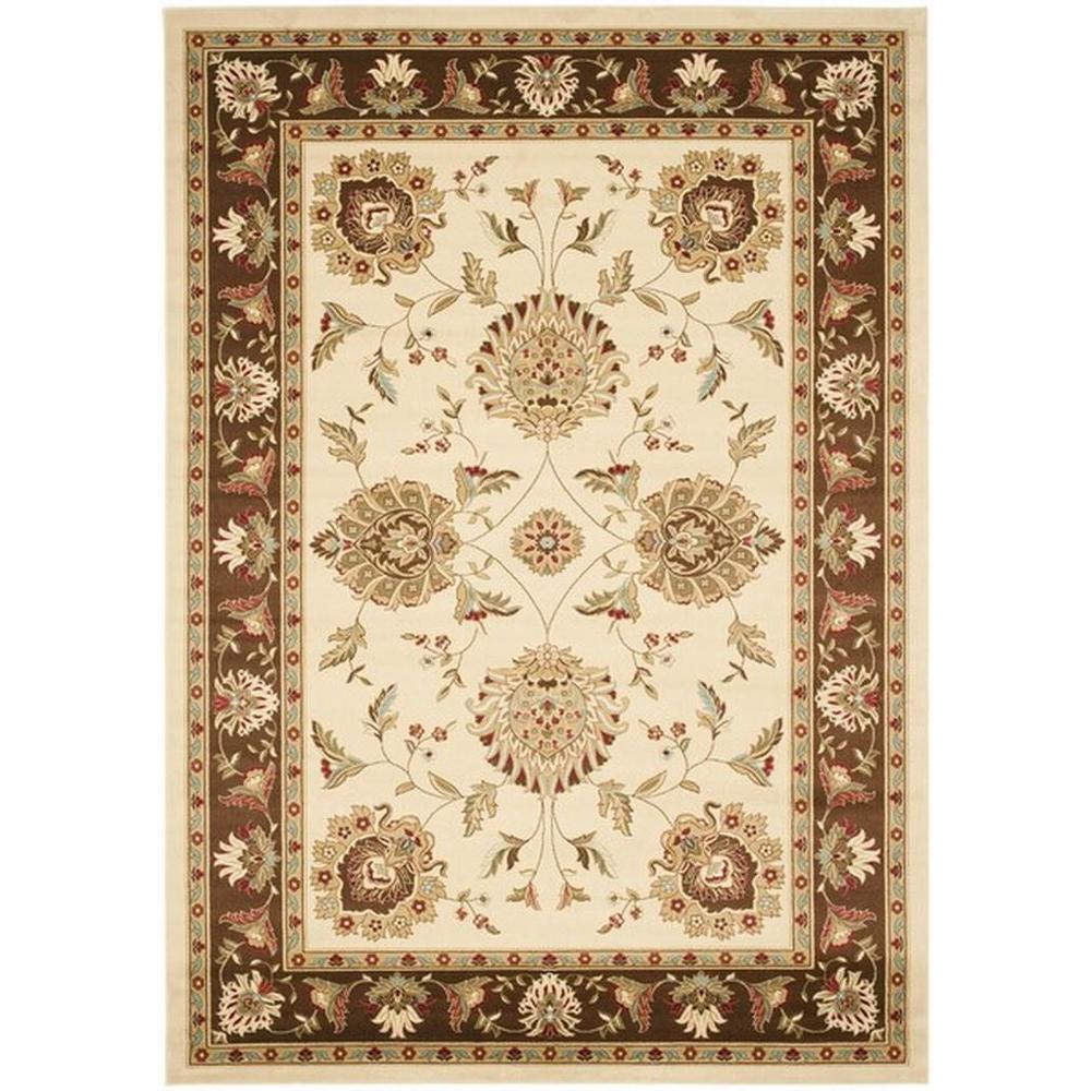 LYNDHURST, IVORY / BROWN, 8' X 11', Area Rug, LNH555-1225-8. Picture 1