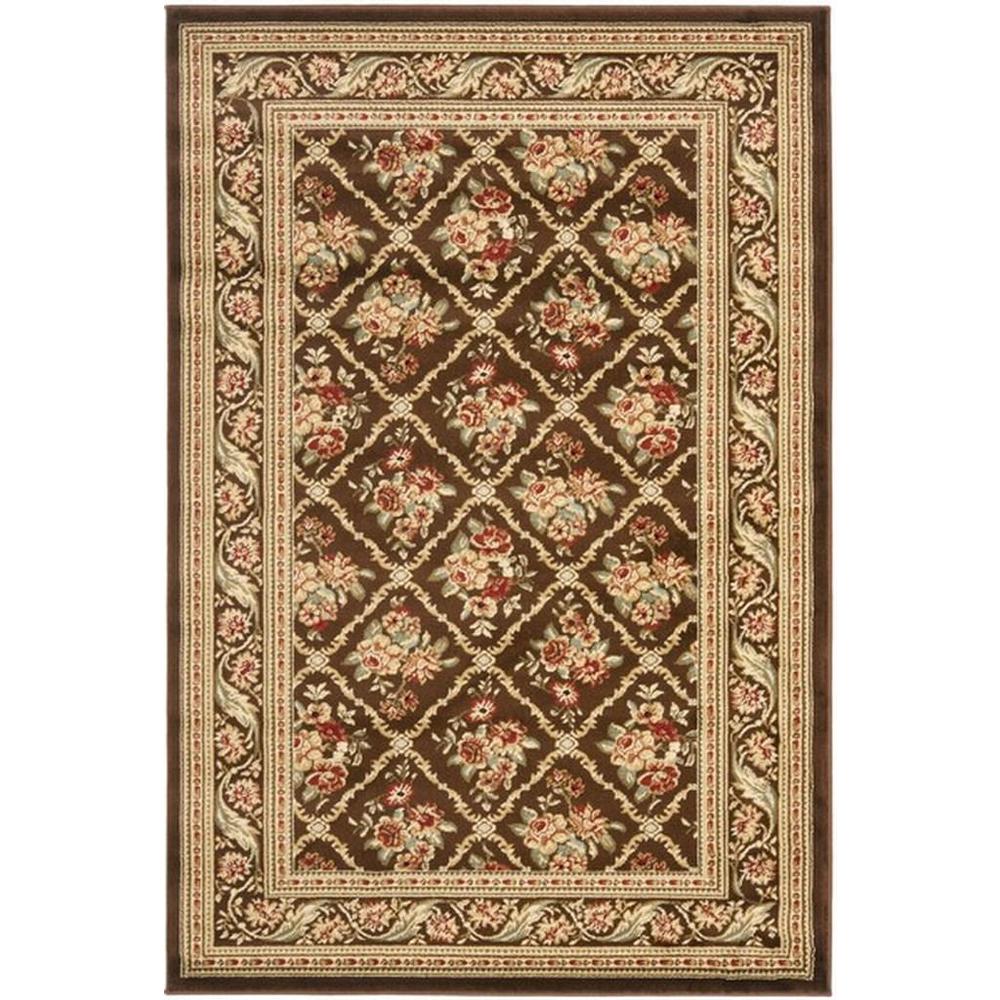 LYNDHURST, BROWN / BROWN, 3'-3" X 5'-3", Area Rug, LNH556-2525-3. Picture 1