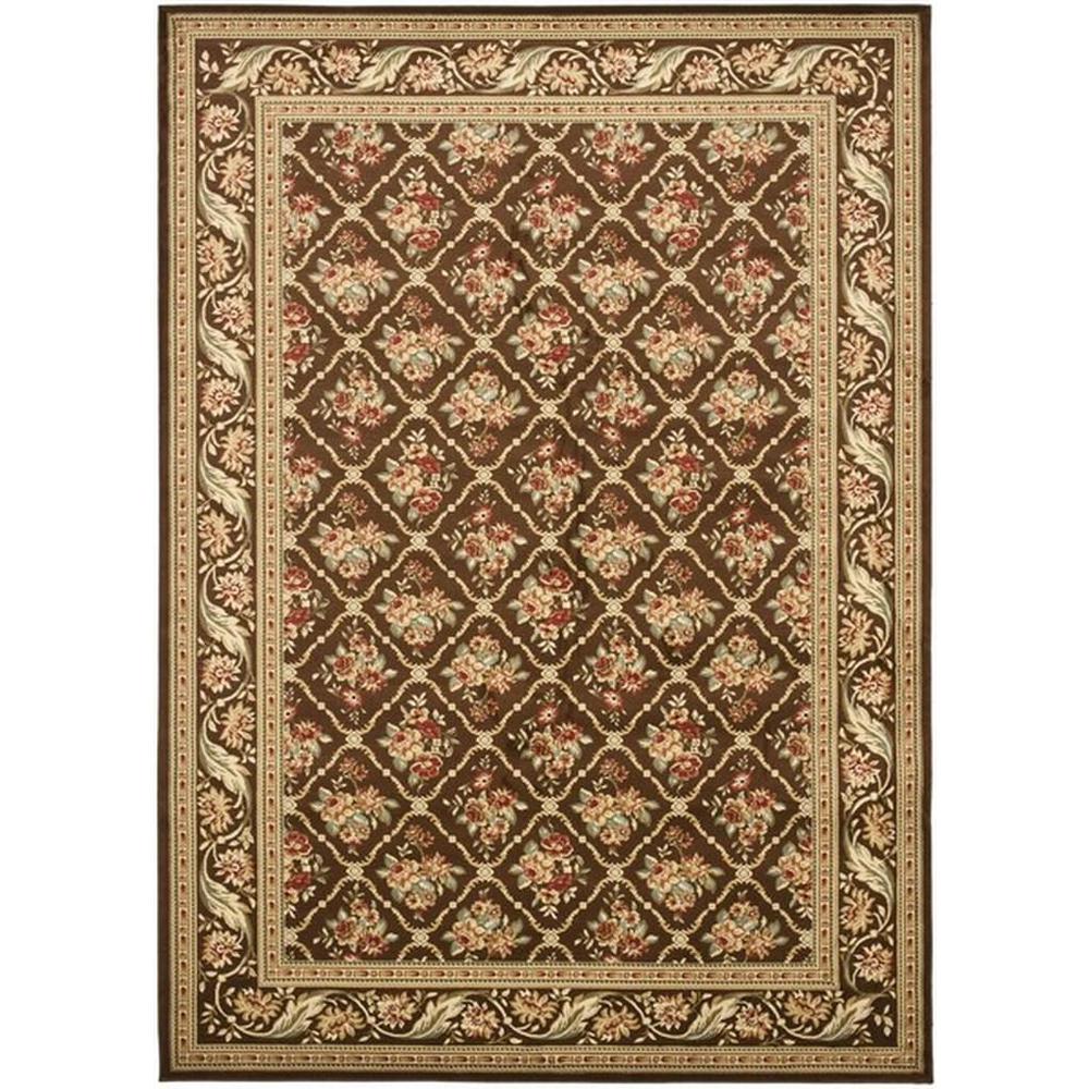 LYNDHURST, BROWN / BROWN, 8' X 11', Area Rug, LNH556-2525-8. Picture 1