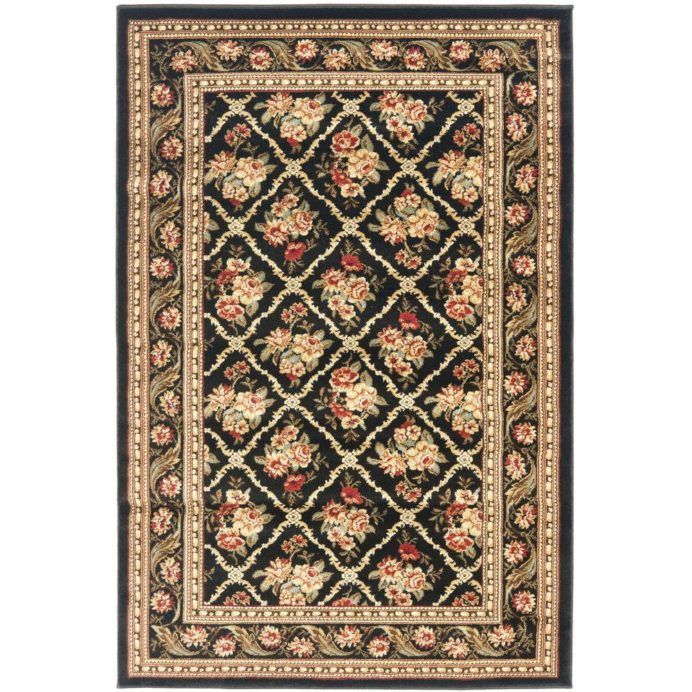 LYNDHURST, BLACK / BLACK, 3'-3" X 5'-3", Area Rug. Picture 1