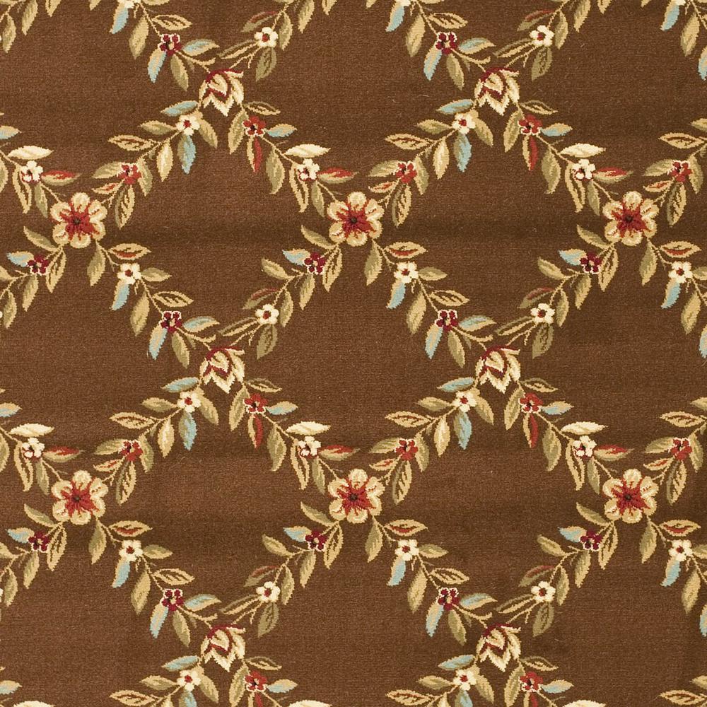 LYNDHURST, BROWN / BROWN, 8' X 11', Area Rug, LNH557-2525-8. Picture 1