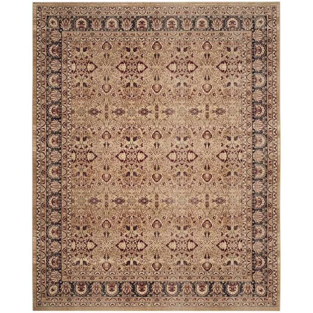 LAVAR KERMAN, CREAM / NAVY, 8' X 10', Area Rug, LVK620A-8. Picture 1