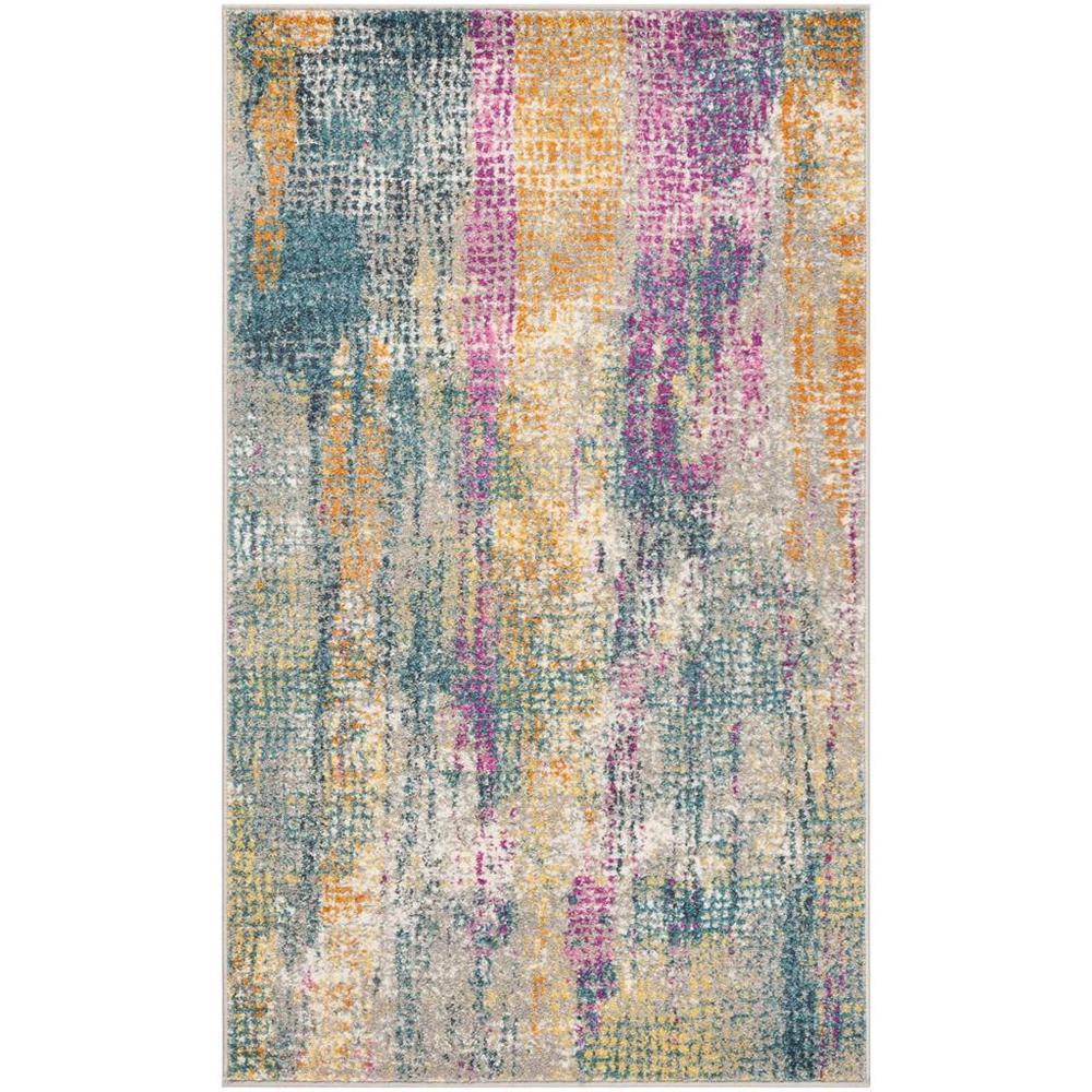 MADISON, BLUE / FUCHSIA, 3' X 5', Area Rug, MAD123C-3. Picture 1