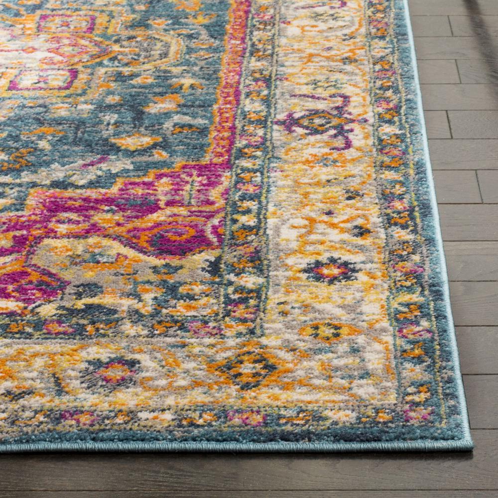MADISON 200, BLUE / MULTI, 10' X 14', Area Rug, MAD202M-10. Picture 1
