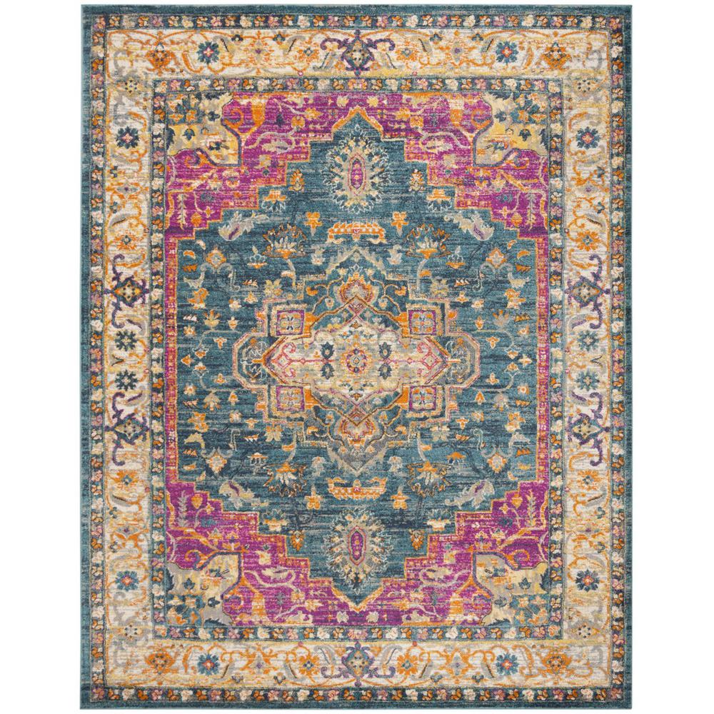 MADISON 200, BLUE / MULTI, 8' X 10', Area Rug, MAD202M-8. Picture 1