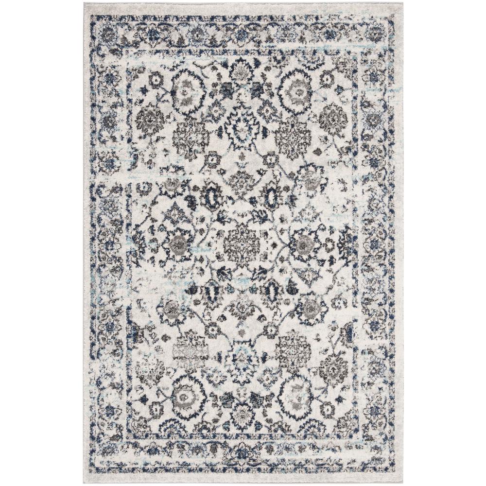 MADISON 900, LIGHT GREY / BLUE, 4' X 6', Area Rug, MAD923F-4. Picture 1
