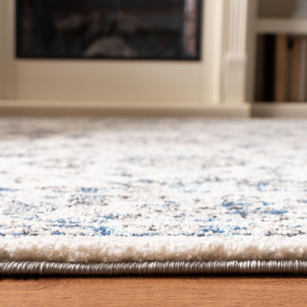 MADISON 900, LIGHT GREY / BLUE, 4' X 6', Area Rug, MAD923F-4. Picture 2