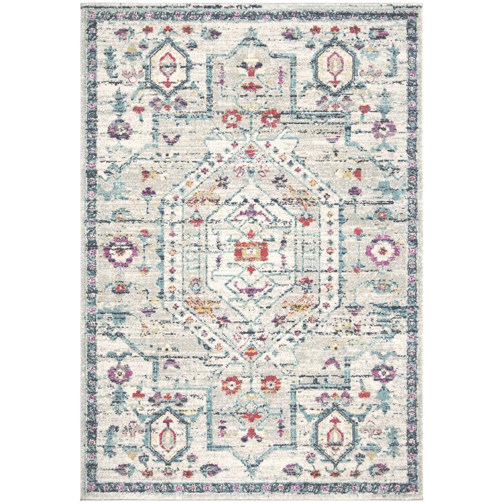 MADISON 900, LIGHT GREY / FUCHSIA, 4' X 6', Area Rug, MAD928R-4. Picture 1