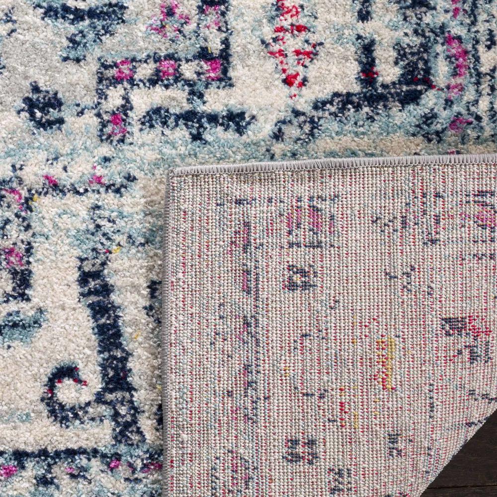 MADISON 900, LIGHT GREY / FUCHSIA, 2' X 8', Area Rug, MAD929F-28. Picture 1