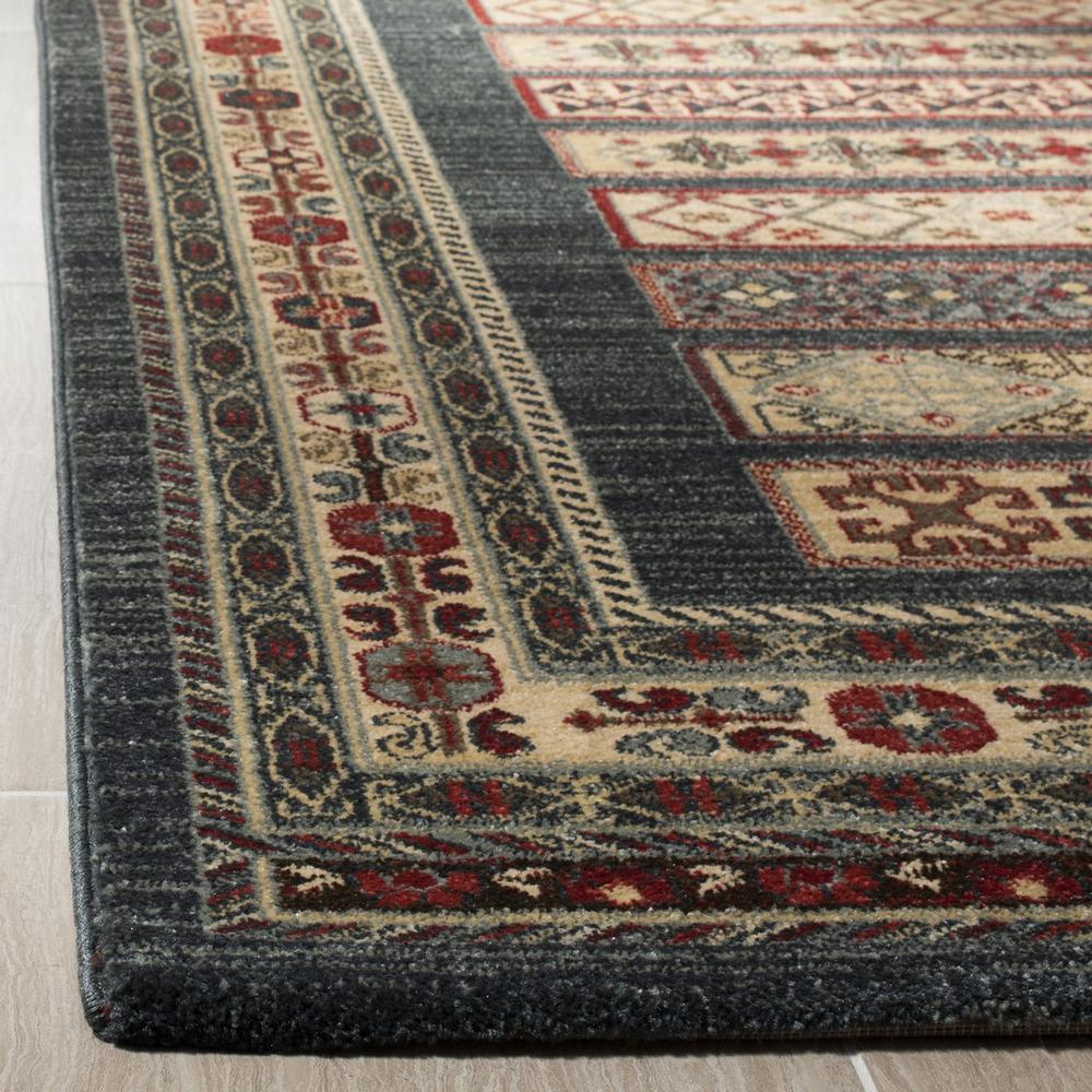MAHAL, NAVY / CREME, 2'-2" X 8', Area Rug. Picture 1