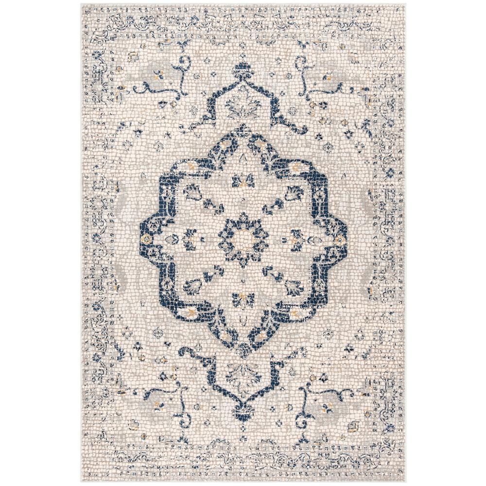 MARSEILLE 400, NAVY / IVORY, 4' X 6', Area Rug, MAR412N-4. Picture 1