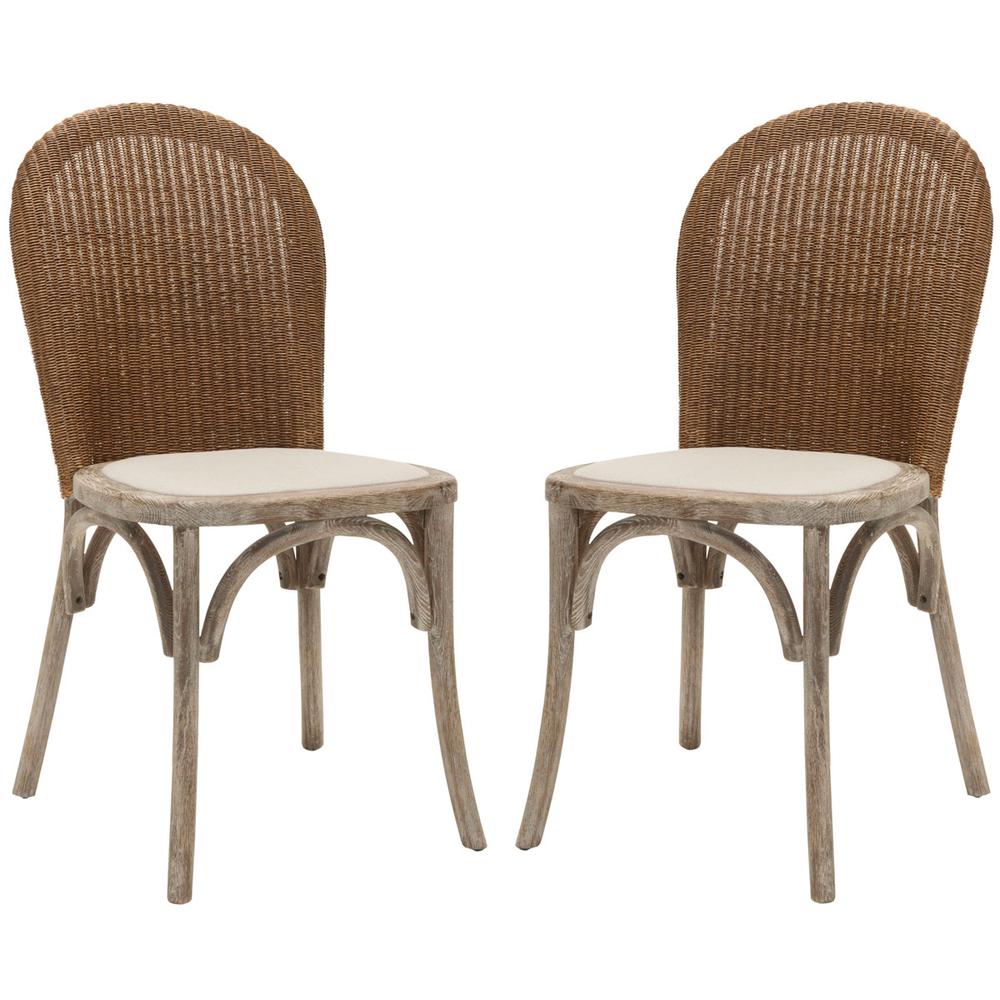 KIONI 19''H RATTAN SIDE CHAIR (SET OF 2). Picture 1