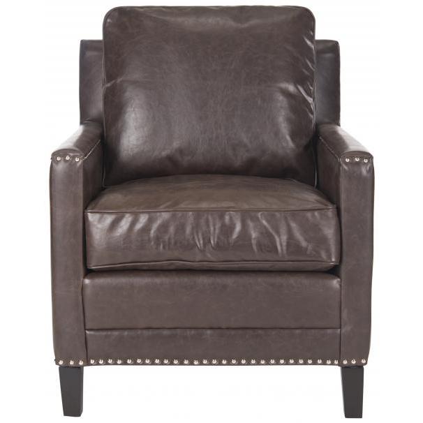BUCKLER CLUB CHAIR - SILVER NAIL HEADS, MCR4613C. Picture 1
