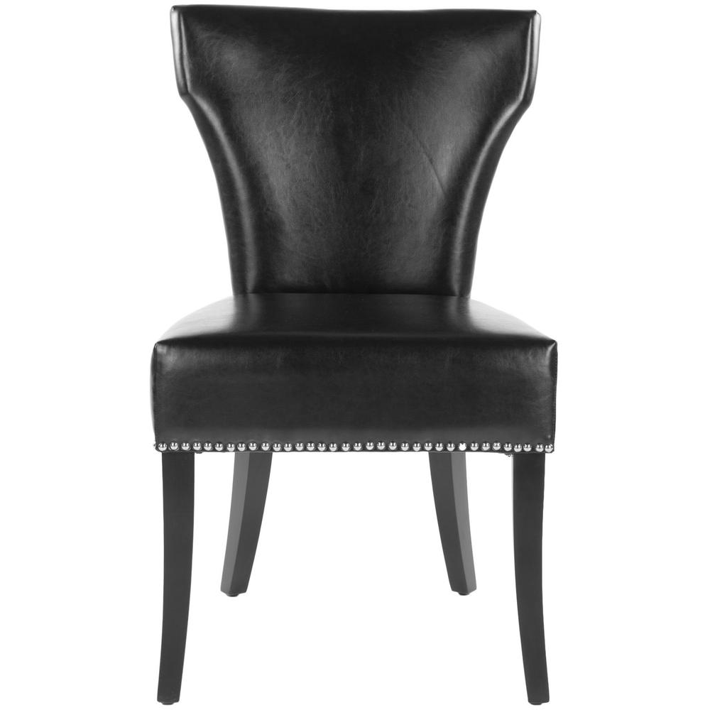 JAPPIC 22''H  KD SIDE CHAIRS (SET OF 2) - SILVER NAIL HEADS, MCR4706C-SET2. Picture 1