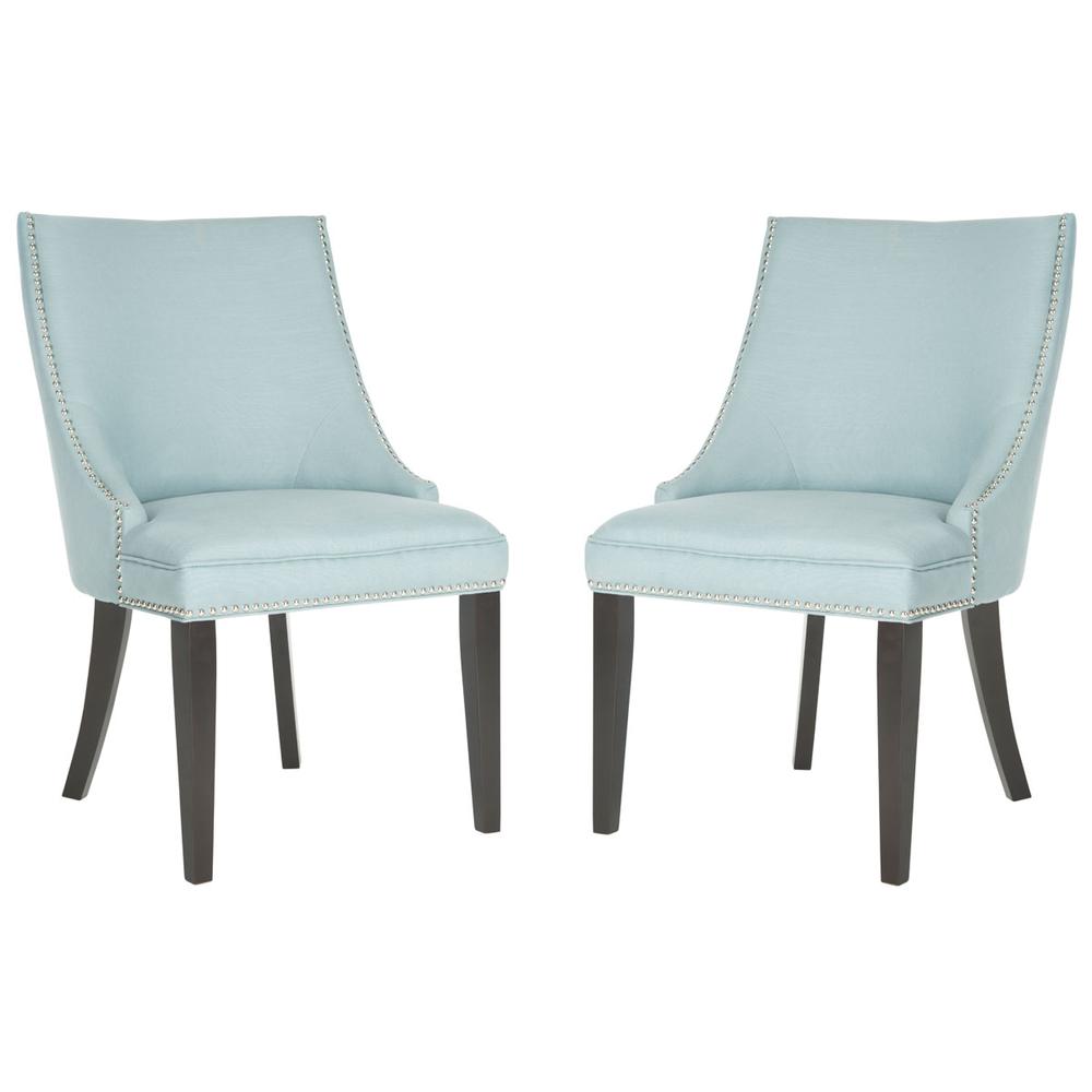 AFTON 20''H  SIDE CHAIR (SET OF 2) - SILVER NAIL HEADS, MCR4715A-SET2. Picture 1