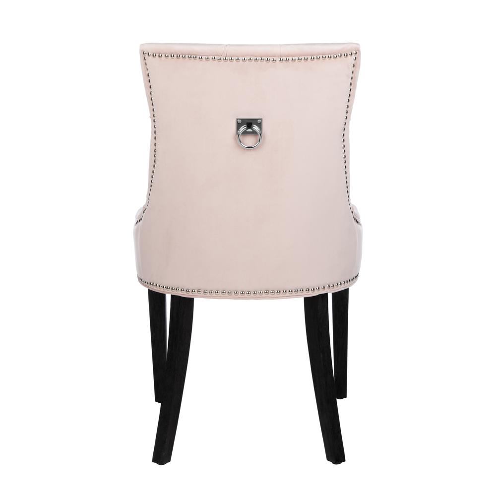 Harlow 19''H  Tufted Ring Chair (Set Of 2) - Silver Nail Heads , Blush Pink/Espresso. Picture 2
