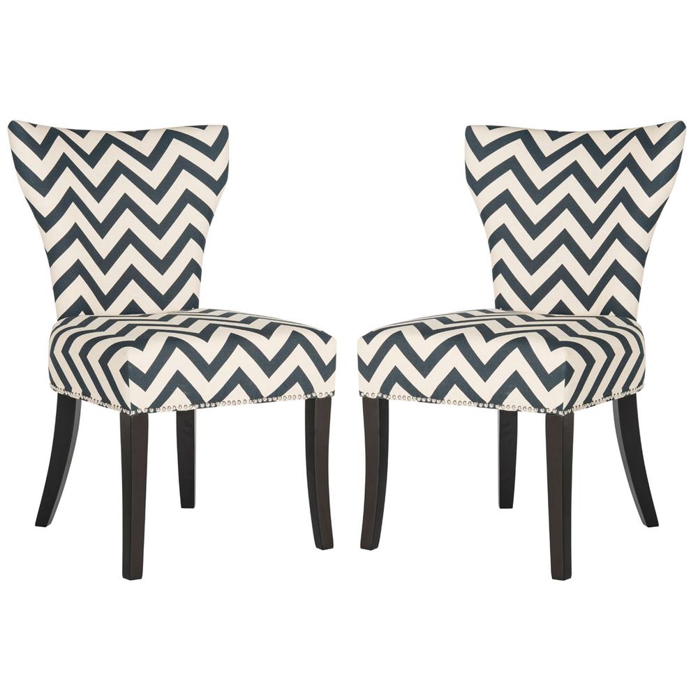 JAPPIC 20''H RING SIDE CHAIR - SILVER NAIL HEADS. Picture 1