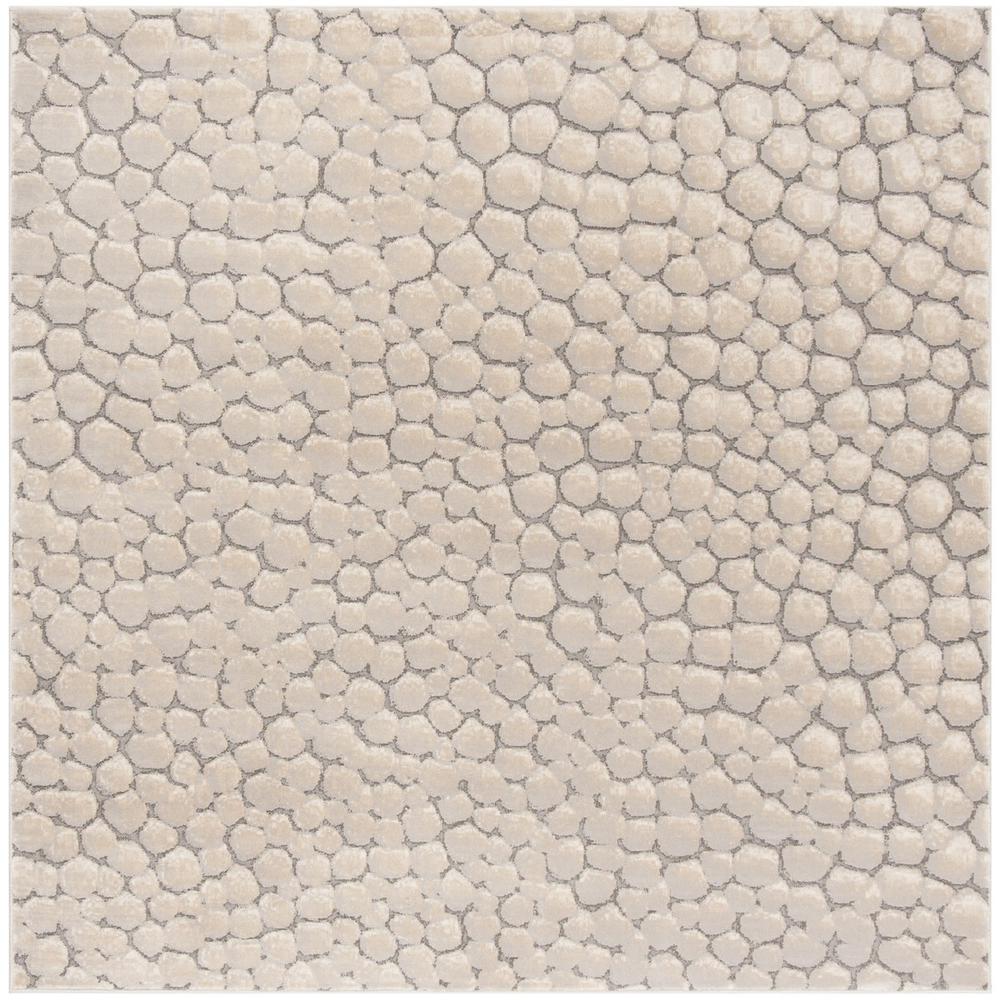 MEADOW 100, BEIGE, 6'-7" X 6'-7" Square, Area Rug, MDW174B-7SQ. Picture 1