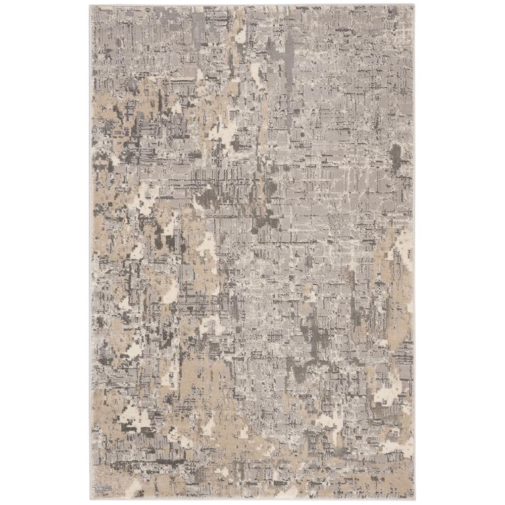 MEADOW 100, GREY, 3'-3" X 5', Area Rug, MDW178F-3. Picture 1