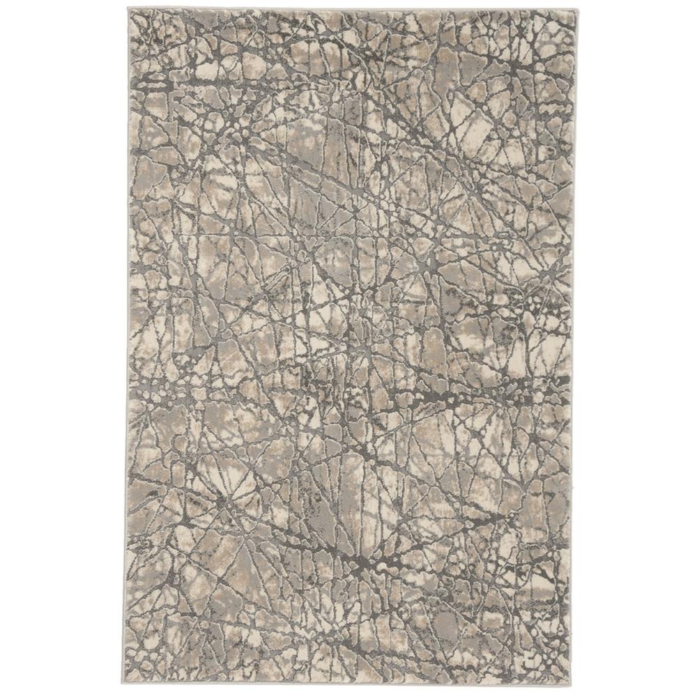 MEADOW, BEIGE / GREY, 3'-3" X 5', Area Rug. Picture 1