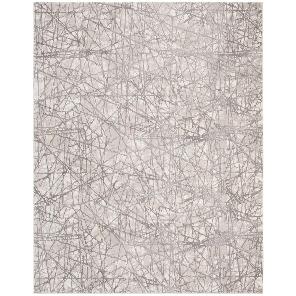 MEADOW, BEIGE / GREY, 8' X 10', Area Rug. Picture 1