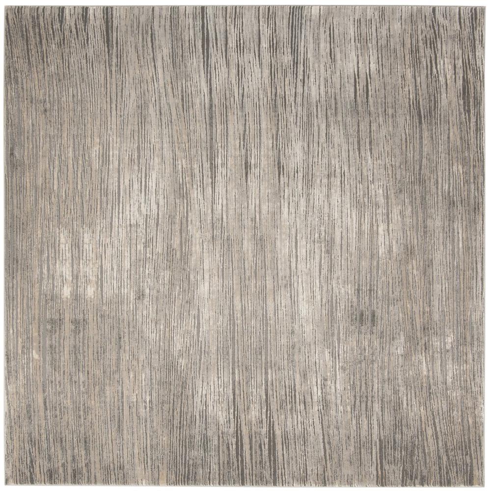 MEADOW, IVORY / GREY, 6'-7" X 6'-7" Square, Area Rug, MDW342A-7SQ. Picture 1