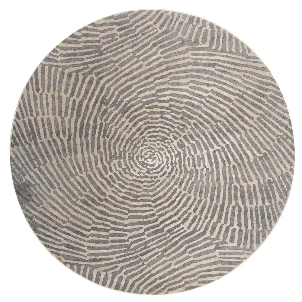 MEADOW, TAUPE, 6'-7" X 6'-7" Round, Area Rug, MDW343E-7R. Picture 1