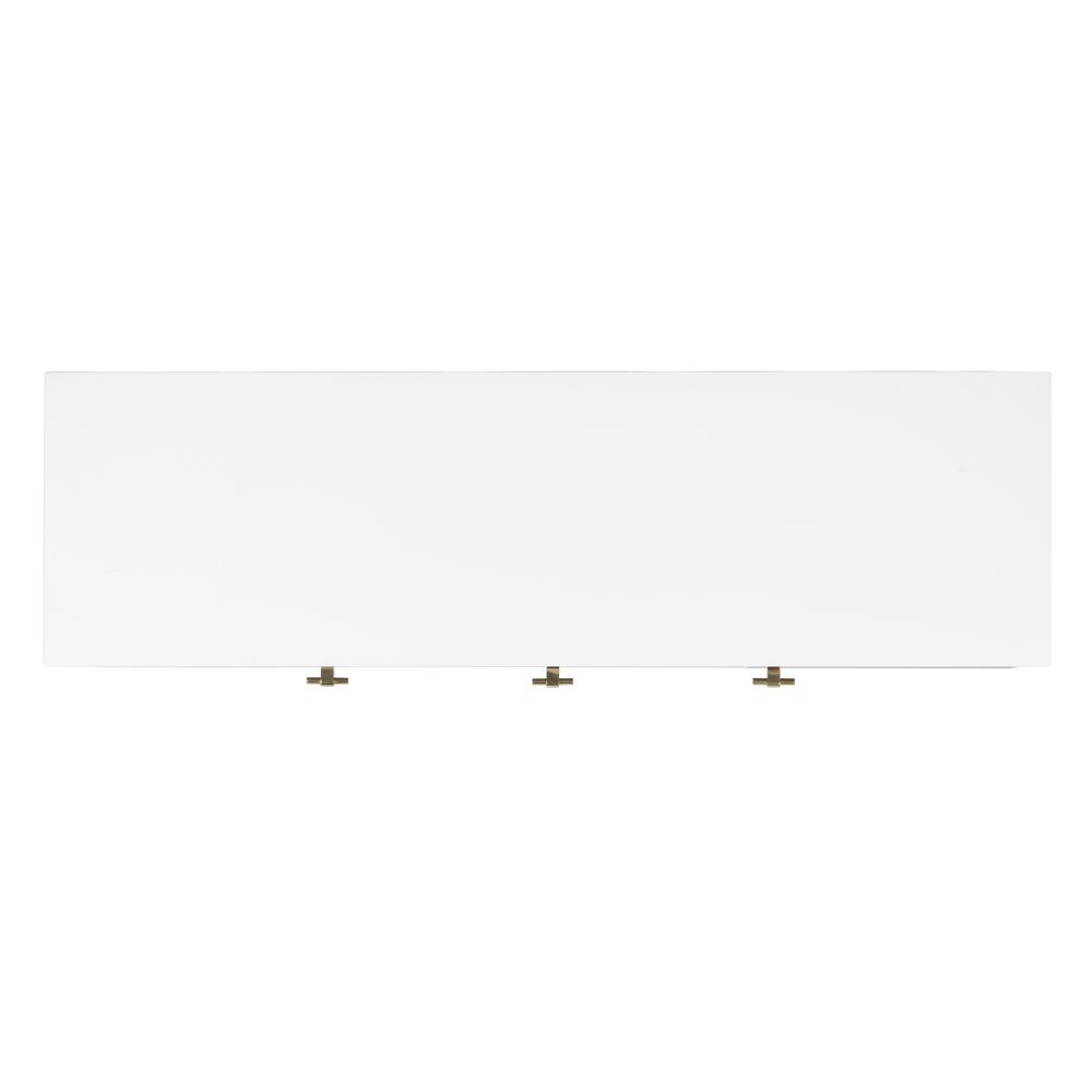 Genevieve Tv Stand, Walnut/White/Gold. Picture 11