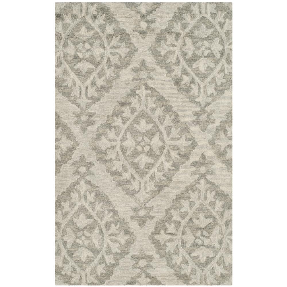MICRO-LOOP, LIGHT GREY, 2'-6" X 4', Area Rug. Picture 1