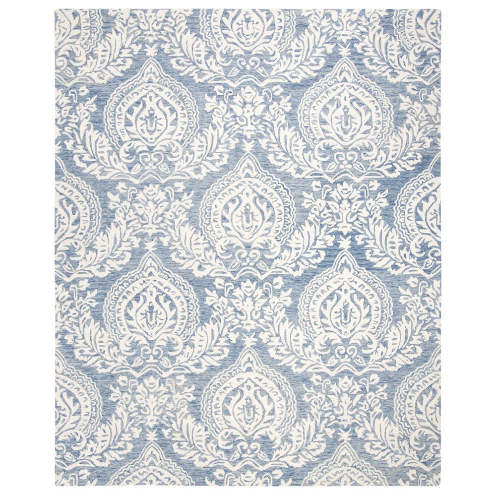 MICRO-LOOP, BLUE / IVORY, 8' X 10', Area Rug, MLP512M-8. Picture 1