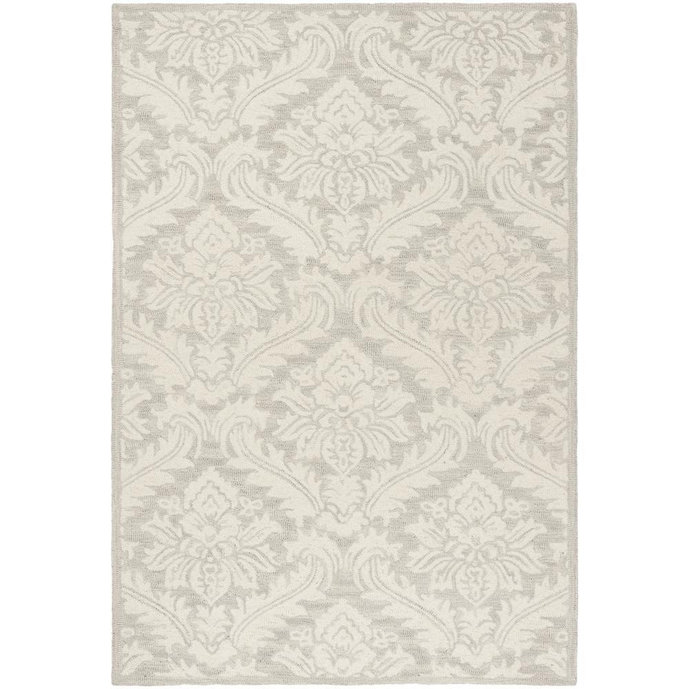 MICRO-LOOP, SILVER, 4' X 6', Area Rug. Picture 1