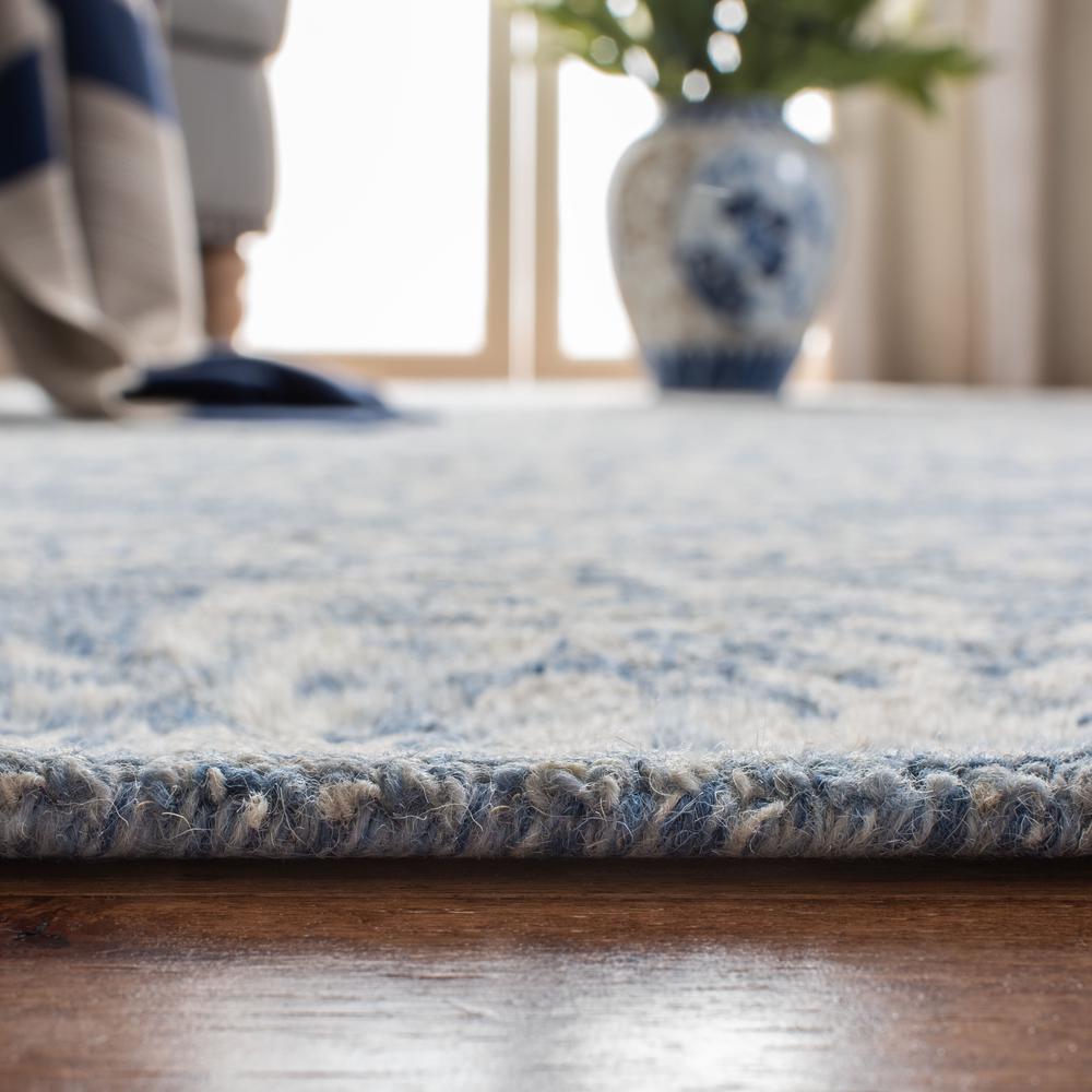 MICRO-LOOP, BLUE / IVORY, 5' X 8', Area Rug, MLP515M-5. Picture 2
