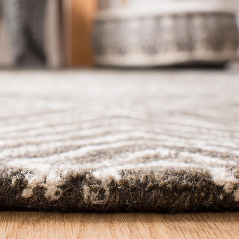 MICRO-LOOP, DARK GREY / IVORY, 4' X 6', Area Rug. Picture 2