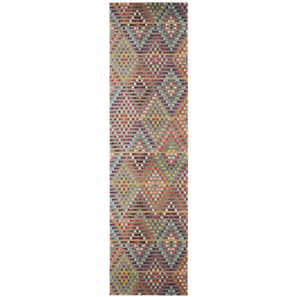 MONACO, MULTI / BEIGE, 2'-2" X 8', Area Rug. Picture 1