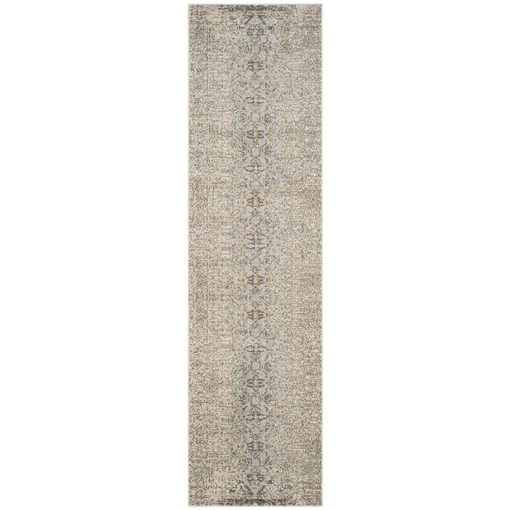 MONACO, GREY / MULTI, 2'-2" X 8', Area Rug, MNC209G-28. Picture 1