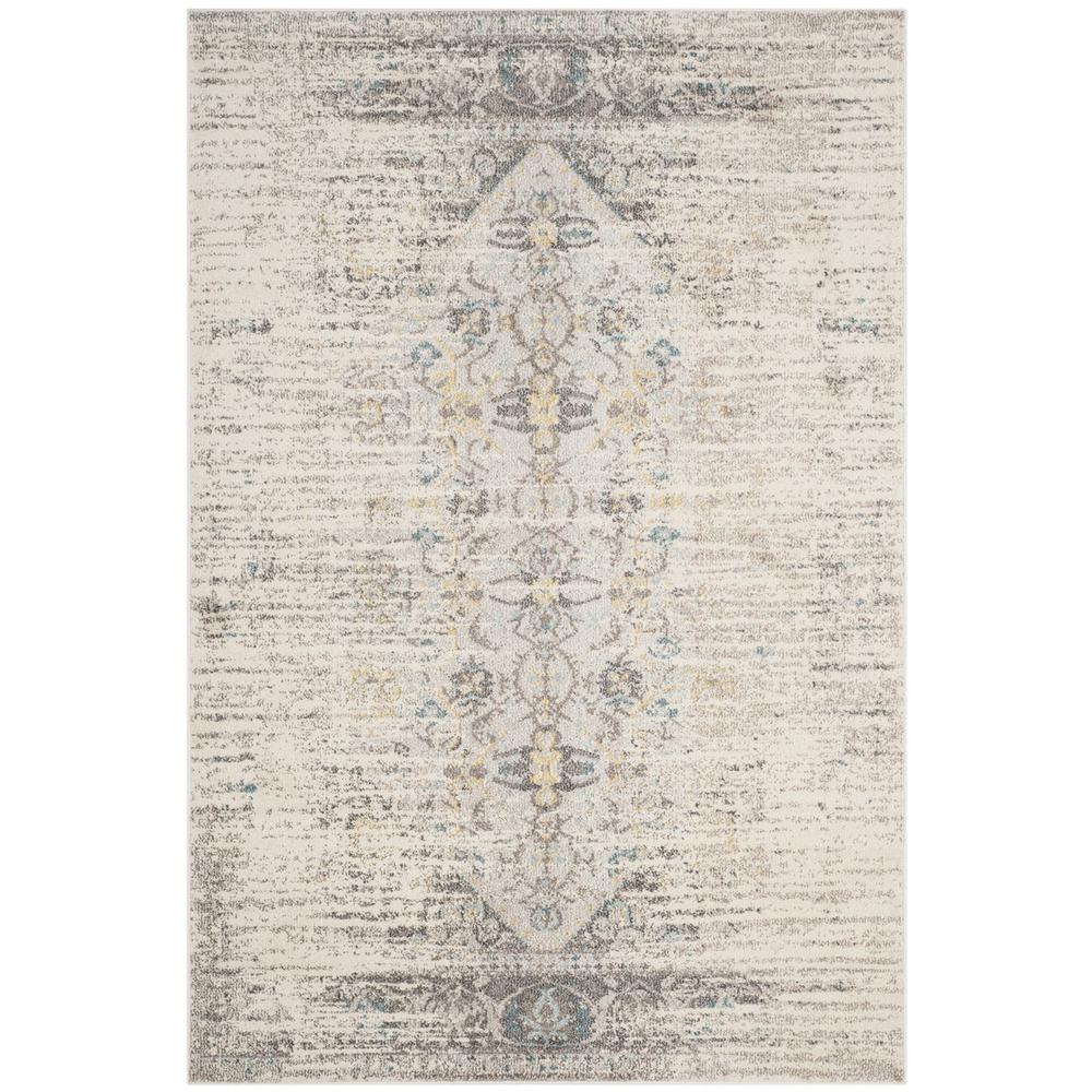MONACO, GREY / MULTI, 5'-1" X 7'-7", Area Rug, MNC209G-5. Picture 1