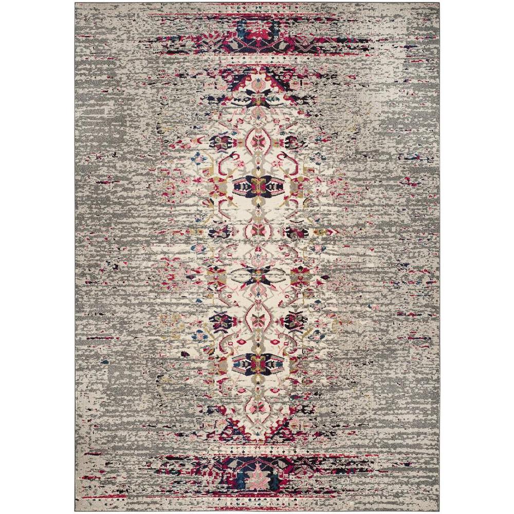 MONACO, GREY / IVORY, 11' X 15', Area Rug. Picture 1