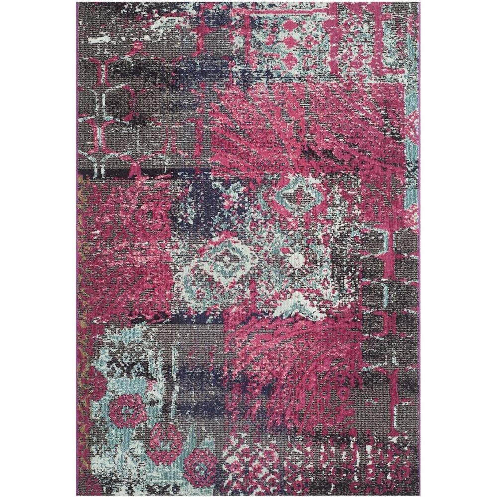 MONACO, PINK / MULTI, 5'-1" X 7'-7", Area Rug, MNC210D-5. Picture 1