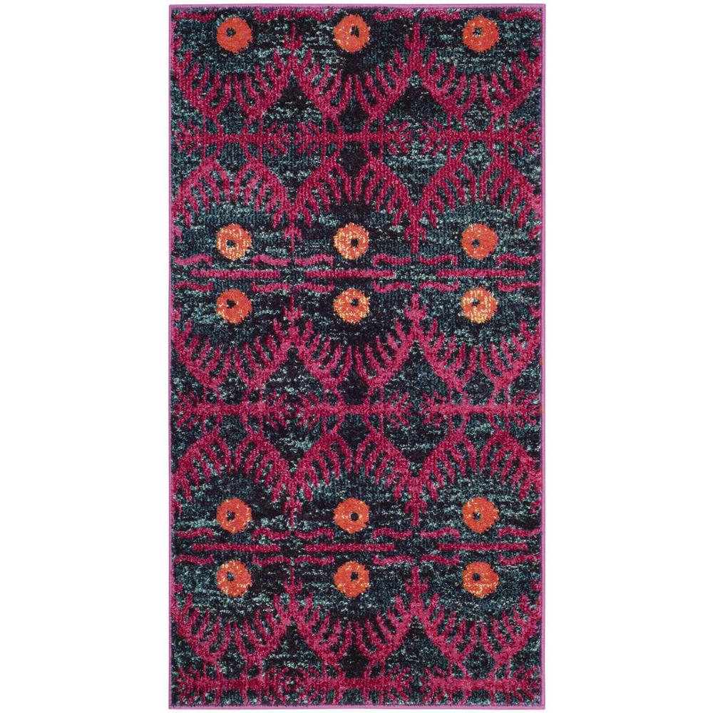 MONACO, PINK / MULTI, 2'-2" X 4', Area Rug, MNC213D-24. Picture 1